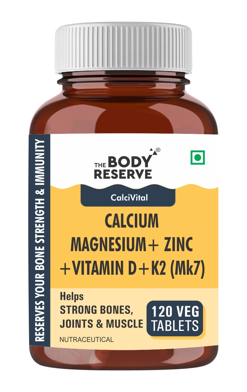 Calcium, Magnesium, Zinc 120 Tablets for Bone & Joint Health